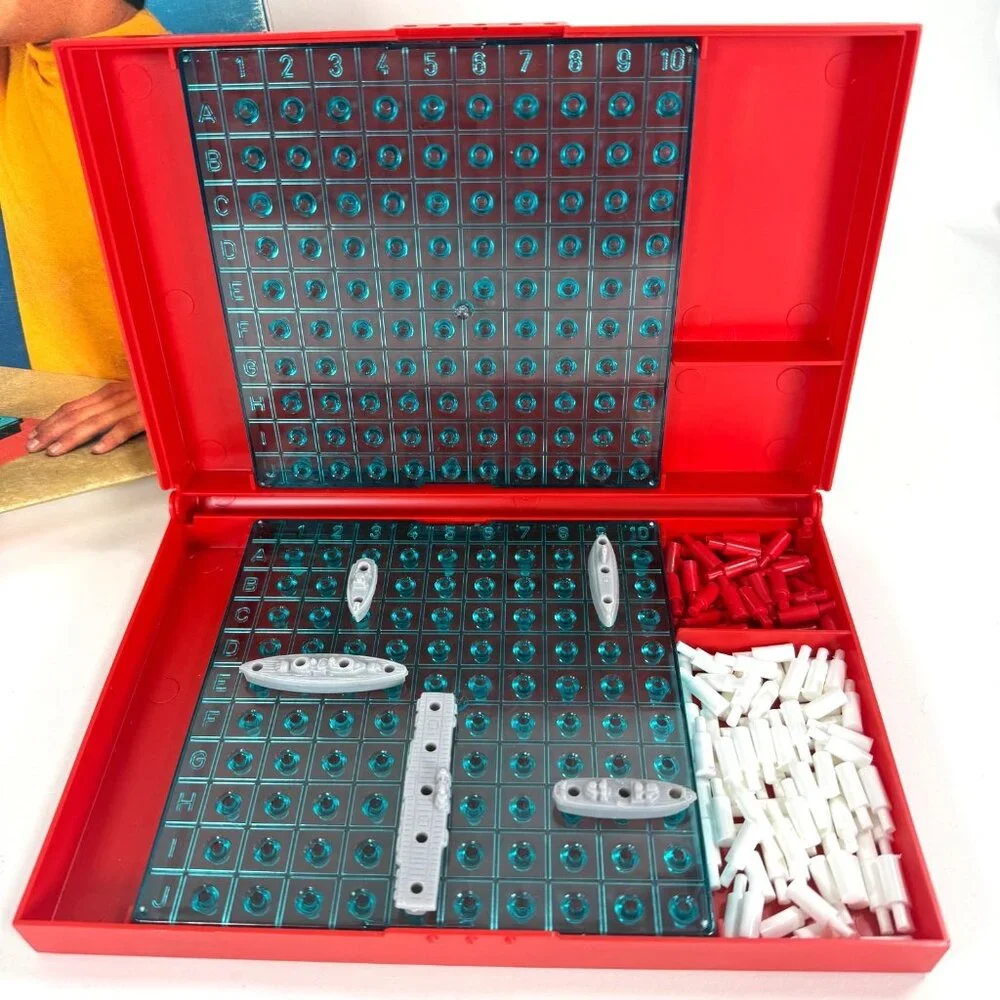 Battleship Milton Bradley 1971 Classic Strategy Board Game Kids Complete